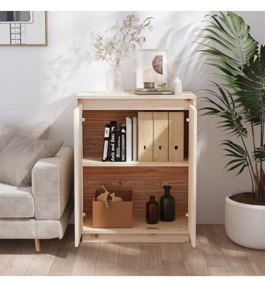 Sideboard 60x34x75 cm Massivholz Kiefer