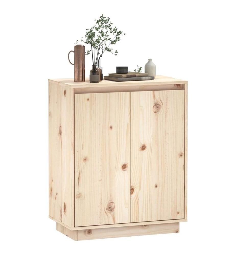 Sideboard 60x34x75 cm Massivholz Kiefer
