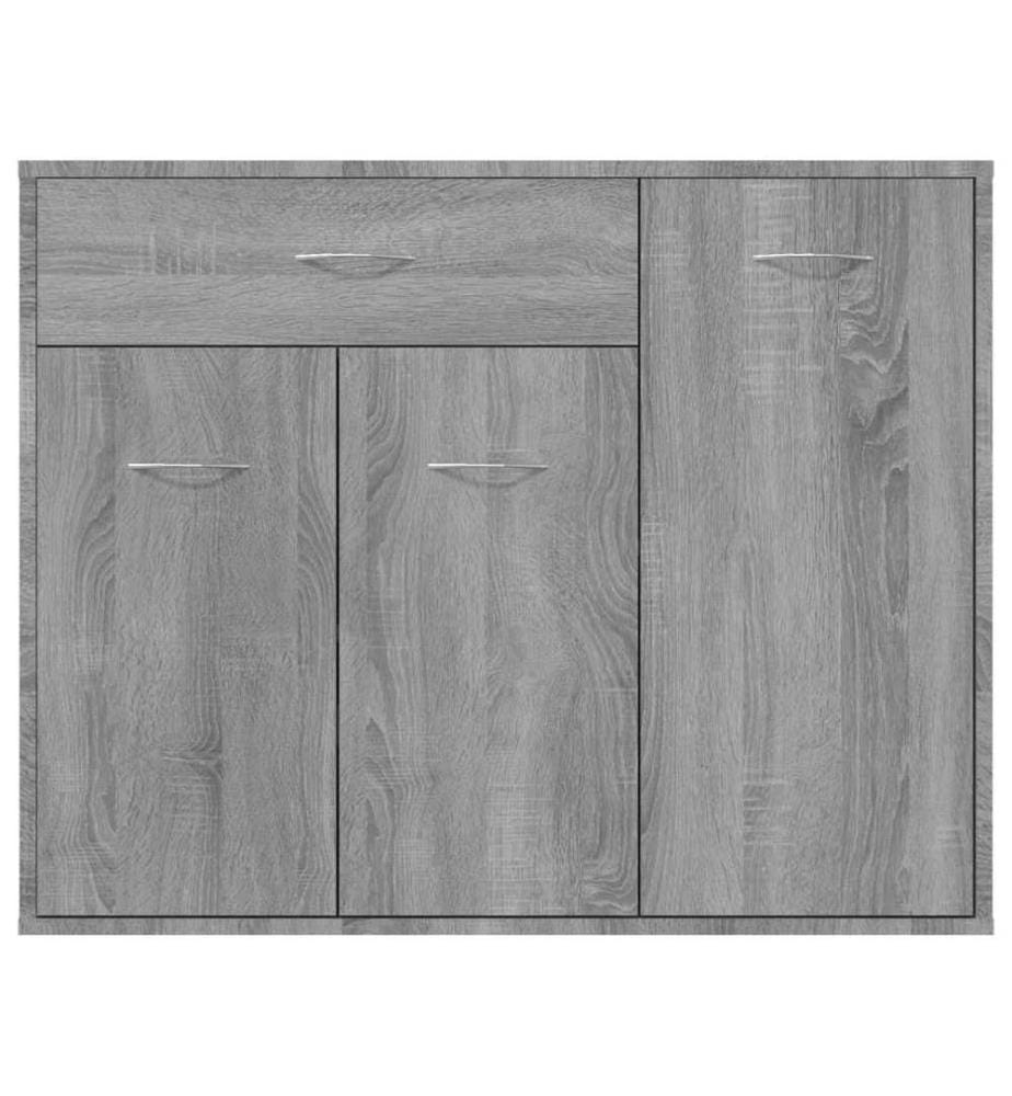 Sideboard Grau Sonoma 88x30x70 cm Holzwerkstoff