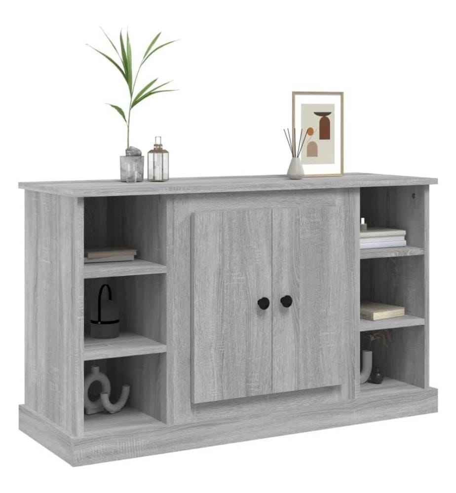 Sideboard Grau Sonoma 100x35,5x60 cm Holzwerkstoff