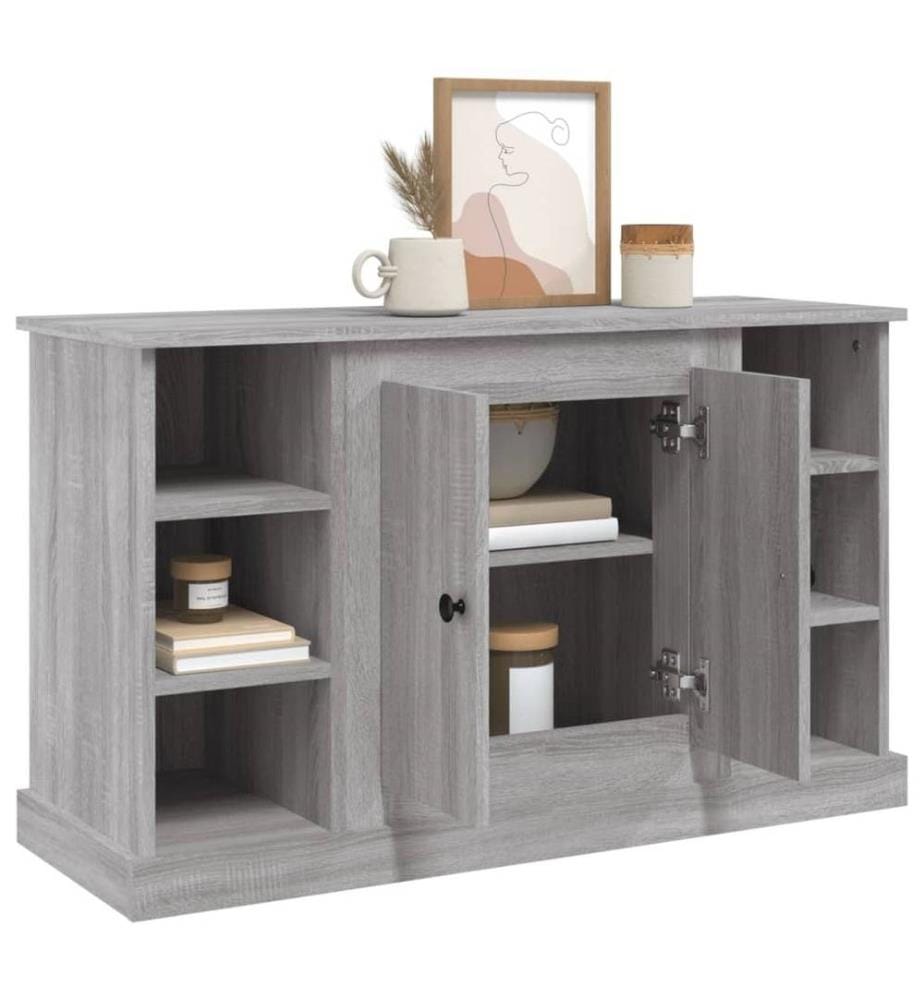 Sideboard Grau Sonoma 100x35,5x60 cm Holzwerkstoff
