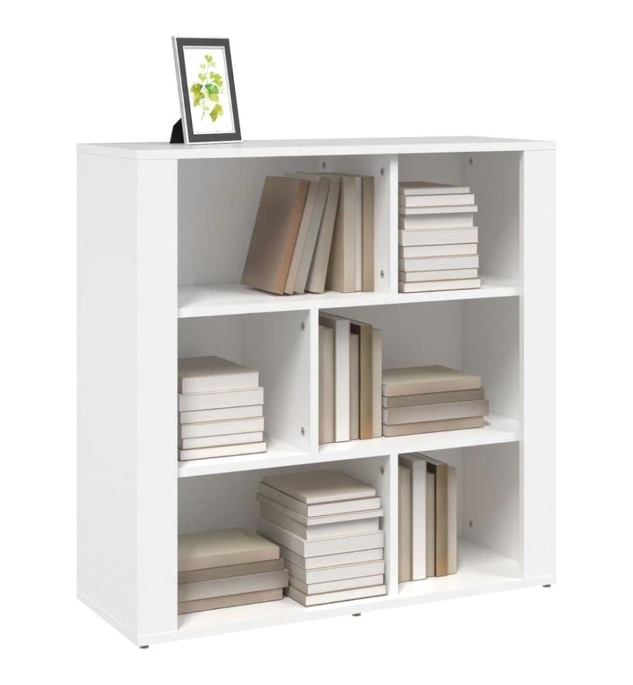 Sideboard Weiss 80x30x80 cm Holzwerkstoff