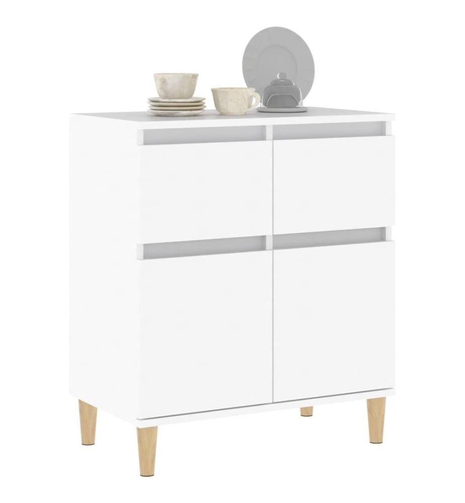 Buffet Blanc 60x35x70 cm Bois d'ingénierie