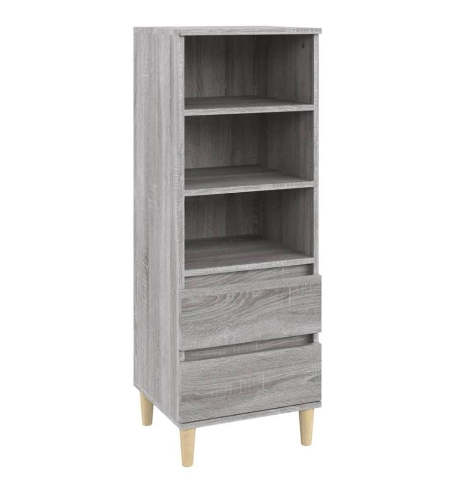 Buffet haut Sonoma gris 40x36x110 cm Bois d'ingénierie
