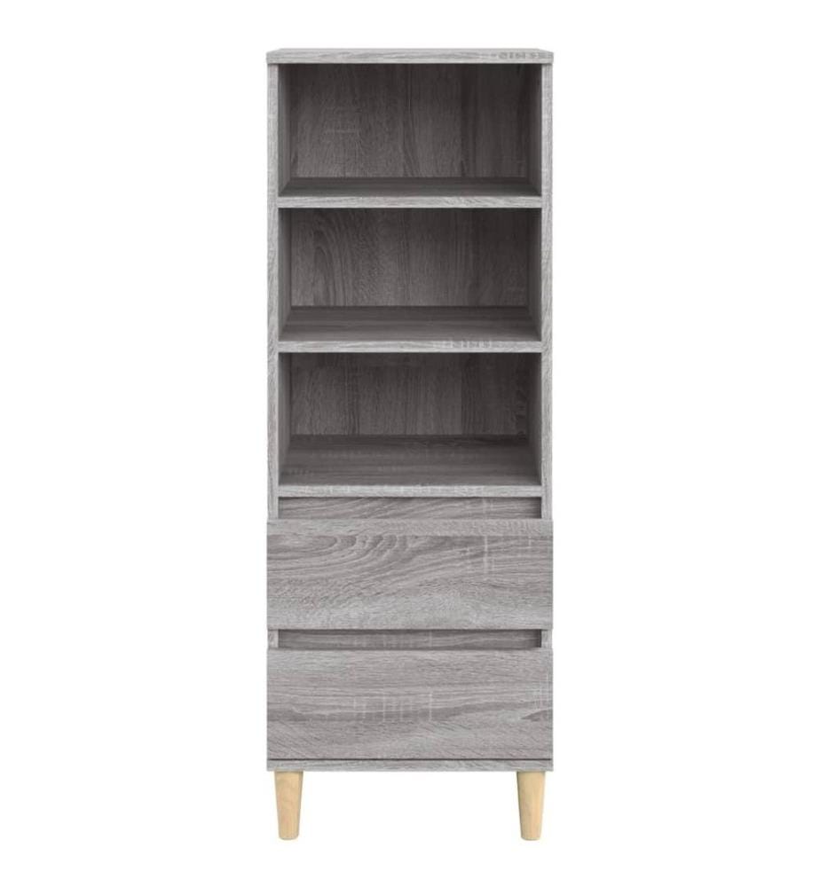 Buffet haut Sonoma gris 40x36x110 cm Bois d'ingénierie