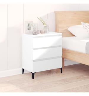Buffet Blanc 60x35x70 cm Bois d'ingénierie