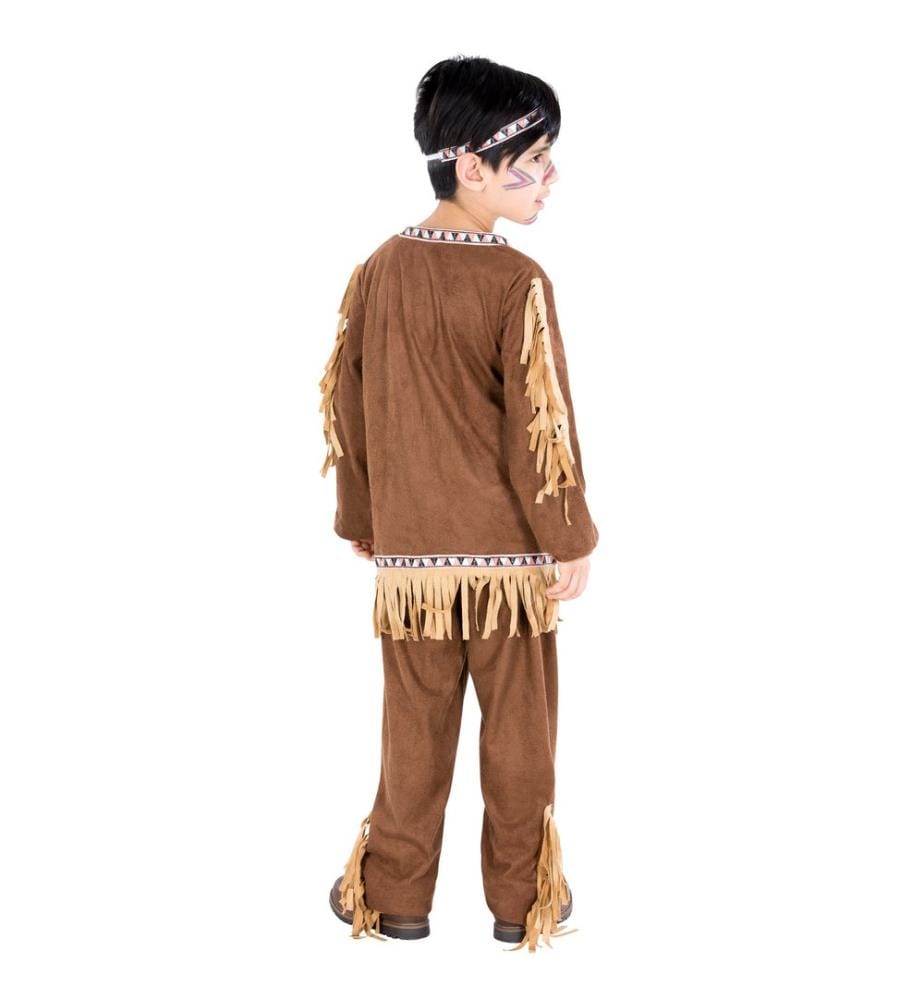 Costume da bambino - ragazzo - Indiano Corvo Nero