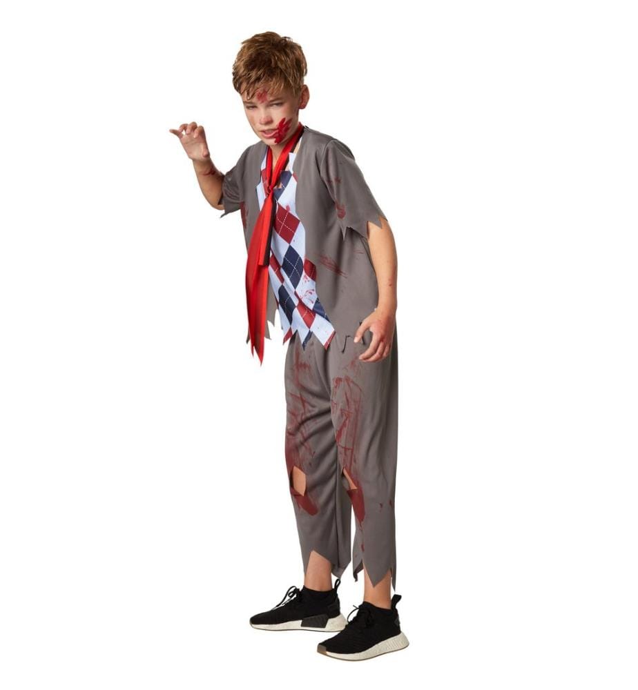 Jungenkostüm gruseliger Schuljunge