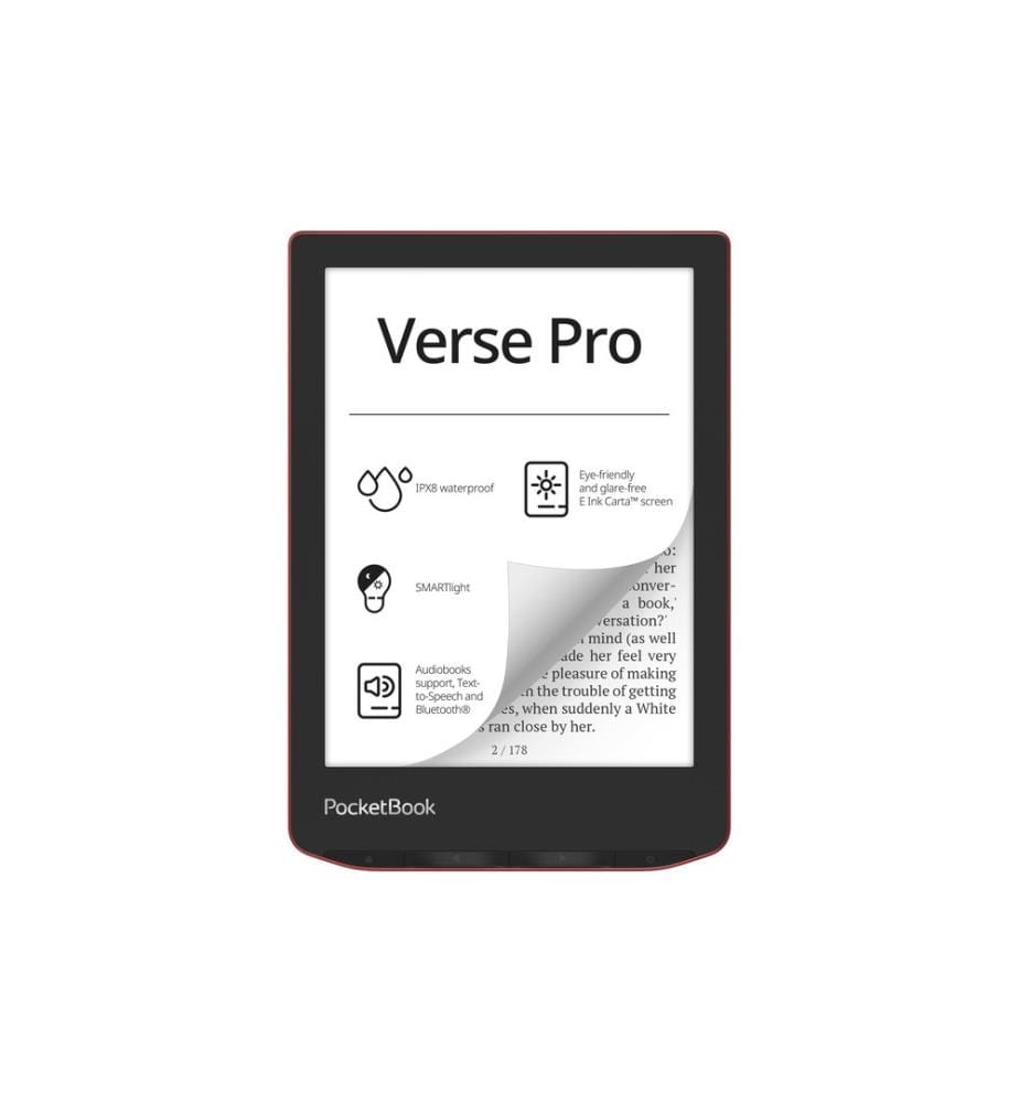 POCKETBOOK - E-Book Reader Verse Pro Passion Red