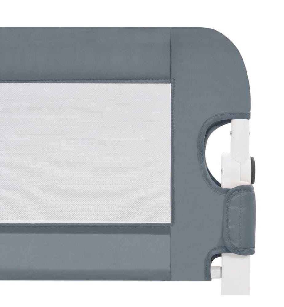 Kleinkind-Bettschutzgitter Grau 102x42 cm Polyester