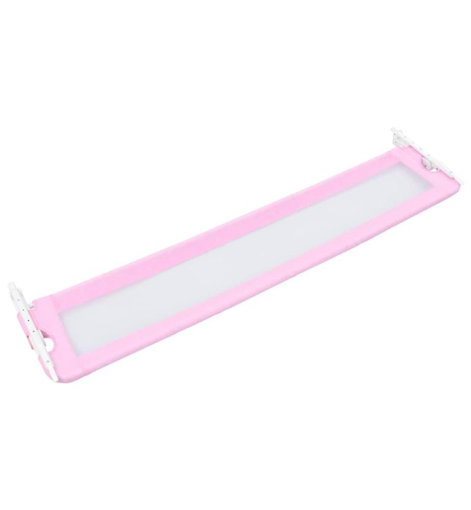 Kleinkind-Bettschutzgitter Rosa 180x42 cm Polyester