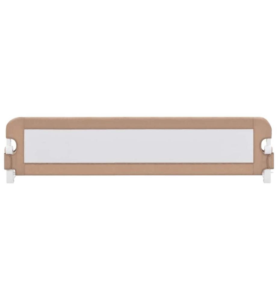 Kleinkind-Bettschutzgitter Taupe 180x42 cm Polyester
