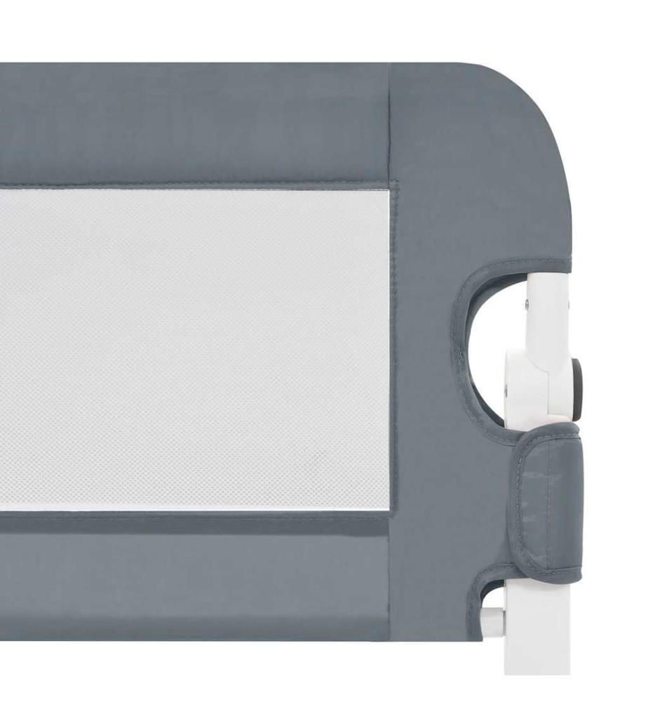 Kleinkind-Bettschutzgitter Grau 120x42 cm Polyester