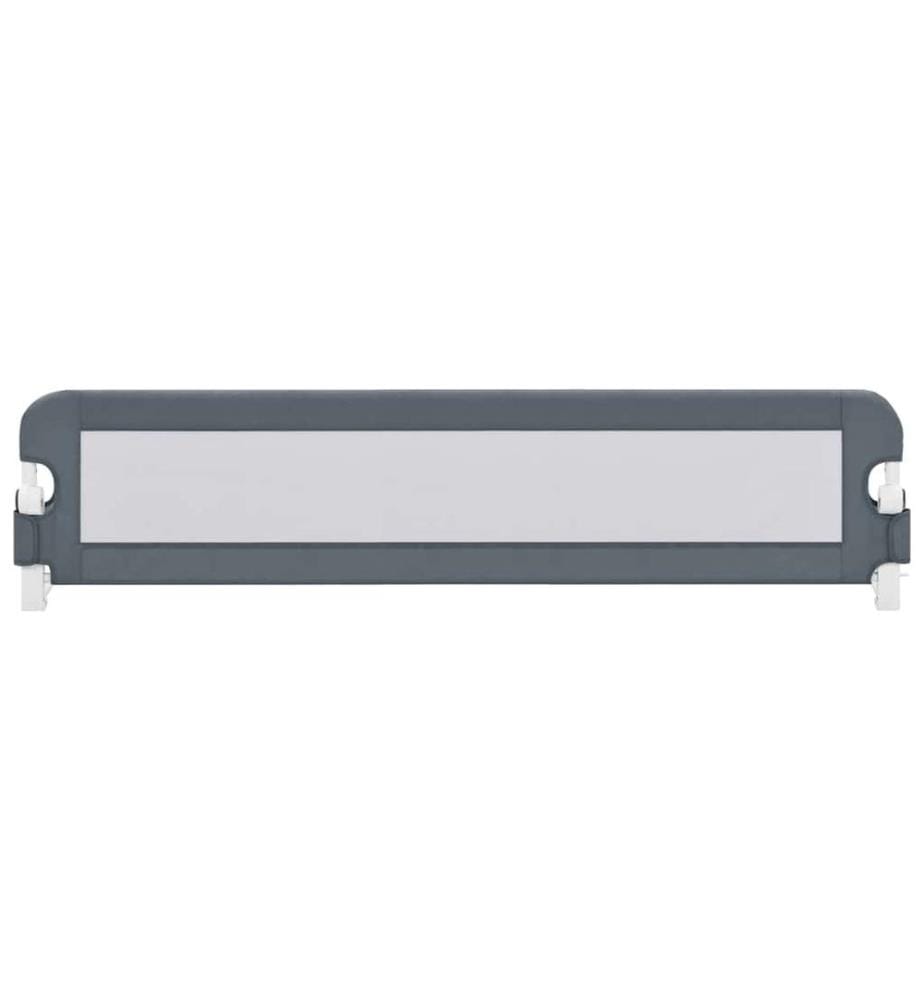 Kleinkind-Bettschutzgitter Grau 180x42 cm Polyester