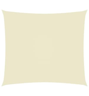 Voile de parasol tissu oxford rectangulaire 3x4 m crème