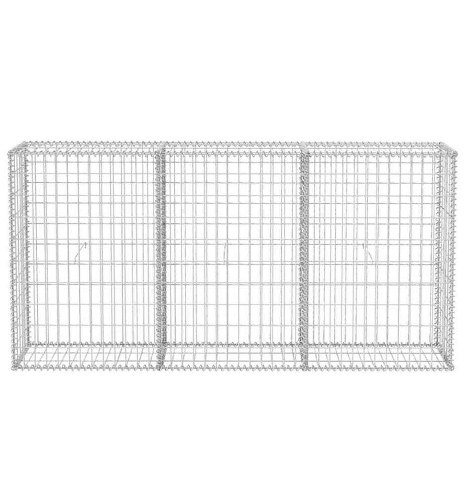 Panier de gabion Acier galvanisé 200x30x100 cm