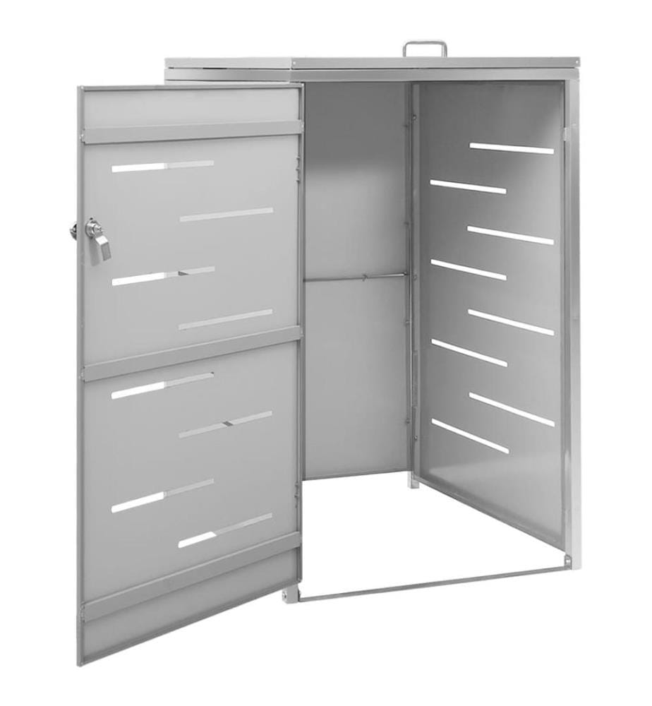 Mülltonnenbox für 1 Tonne 69x77,5x112,5 cm Edelstahl