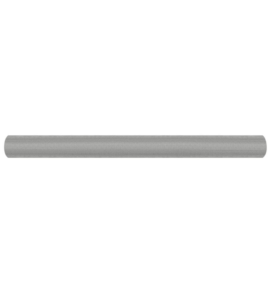Écran en treillis Acier inoxydable 80x2000 cm Argenté