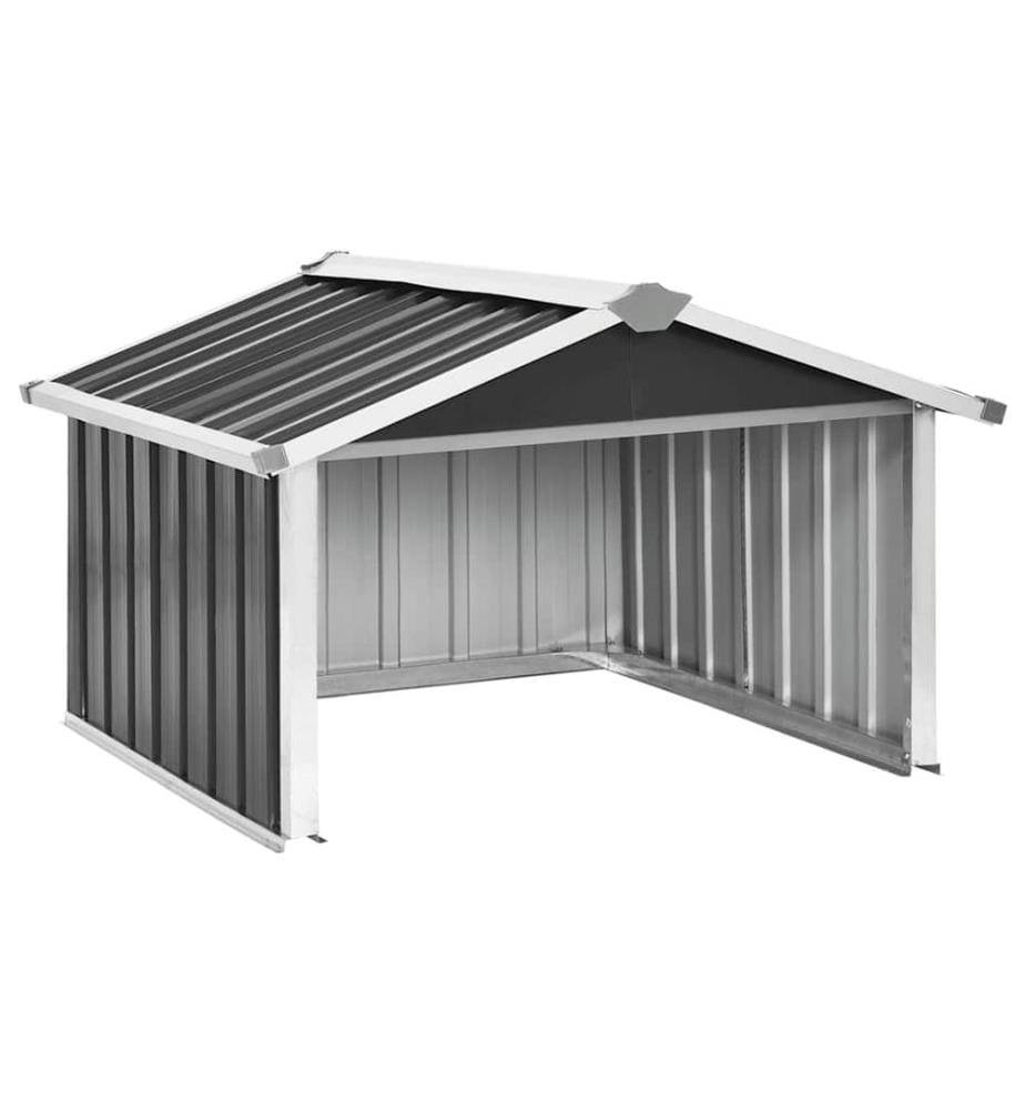 Abri pour robot de jardin 92x97x63cm Acier galvanisé Anthracite