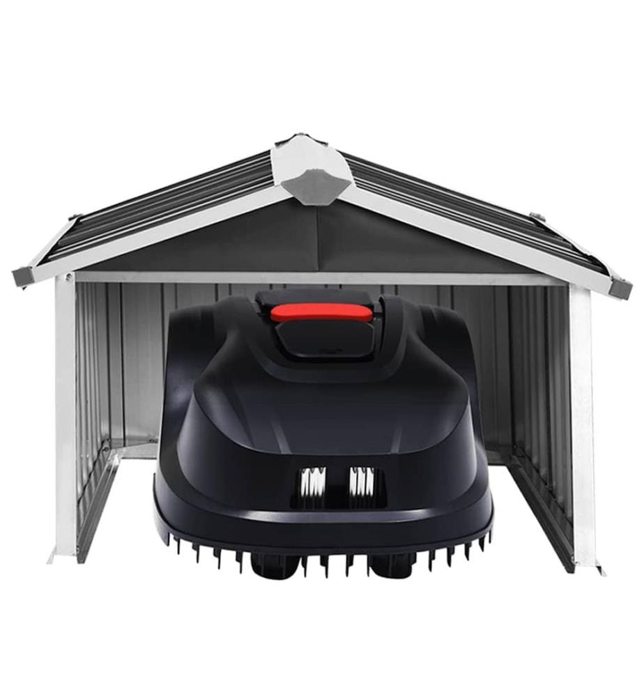 Abri pour robot de jardin 92x97x63cm Acier galvanisé Anthracite