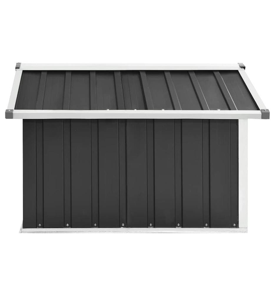 Abri pour robot de jardin 92x97x63cm Acier galvanisé Anthracite