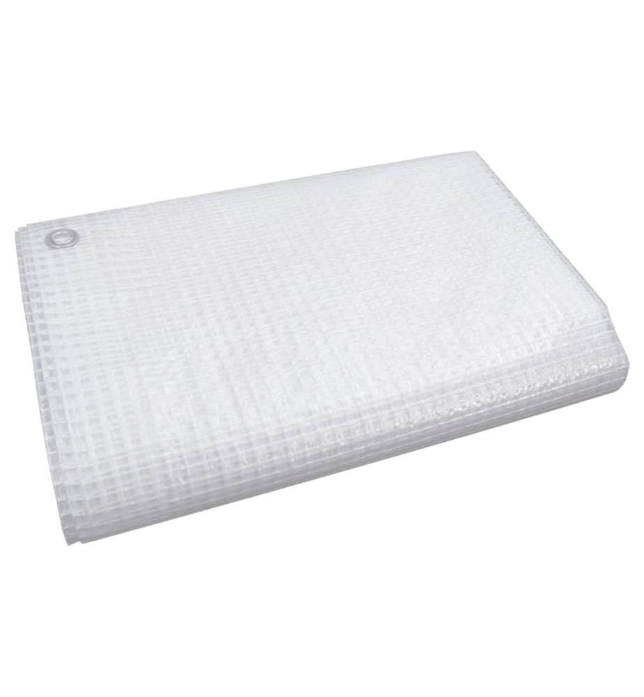 Leno-Abdeckplane 140 g/m² 8x12 m Weiss