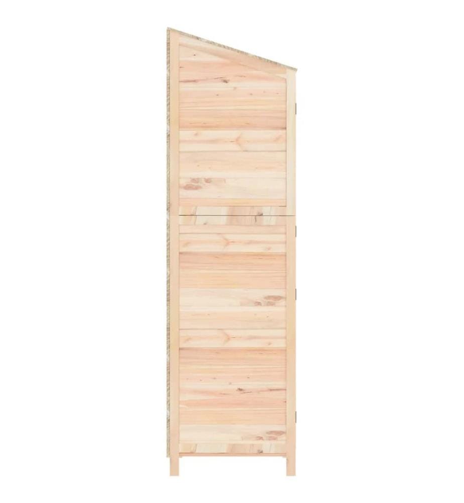 Remise de jardin 102x52x174,5 cm Bois de sapin solide