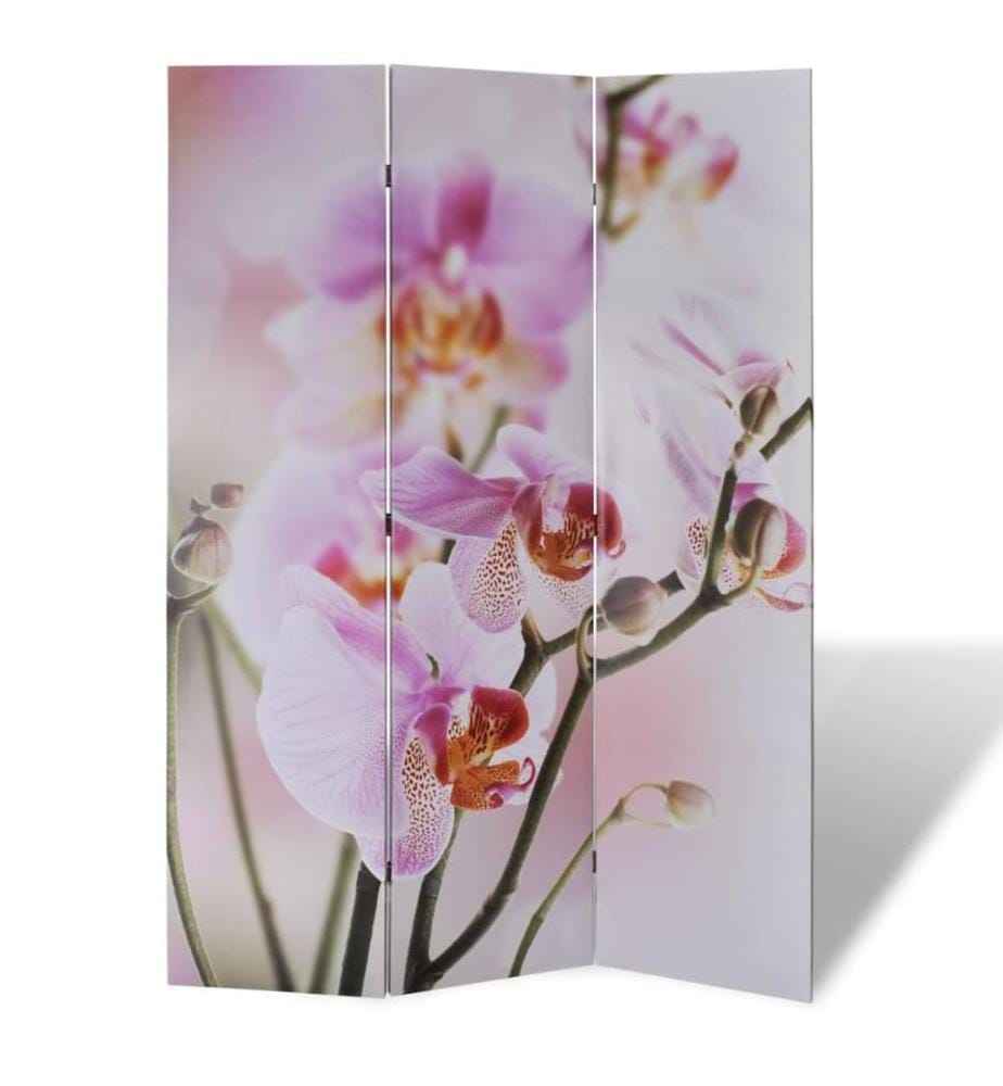 Raumteiler klappbar 120 x 170 cm Blume