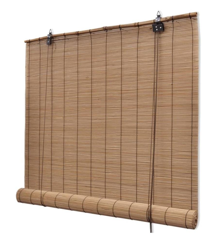 Store roulant Bambou Marron 120x160 cm