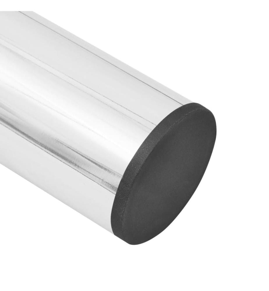 2 x Teleskopfuss Tischfuss Stützfuss Tischbein Chrom 710 mm-1100 mm