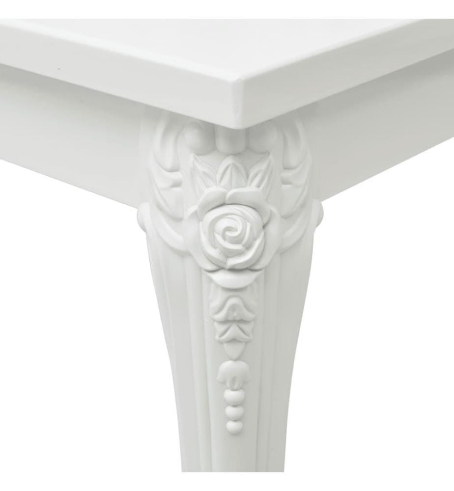 Couchtisch 115 cm Hochglanz Weiss