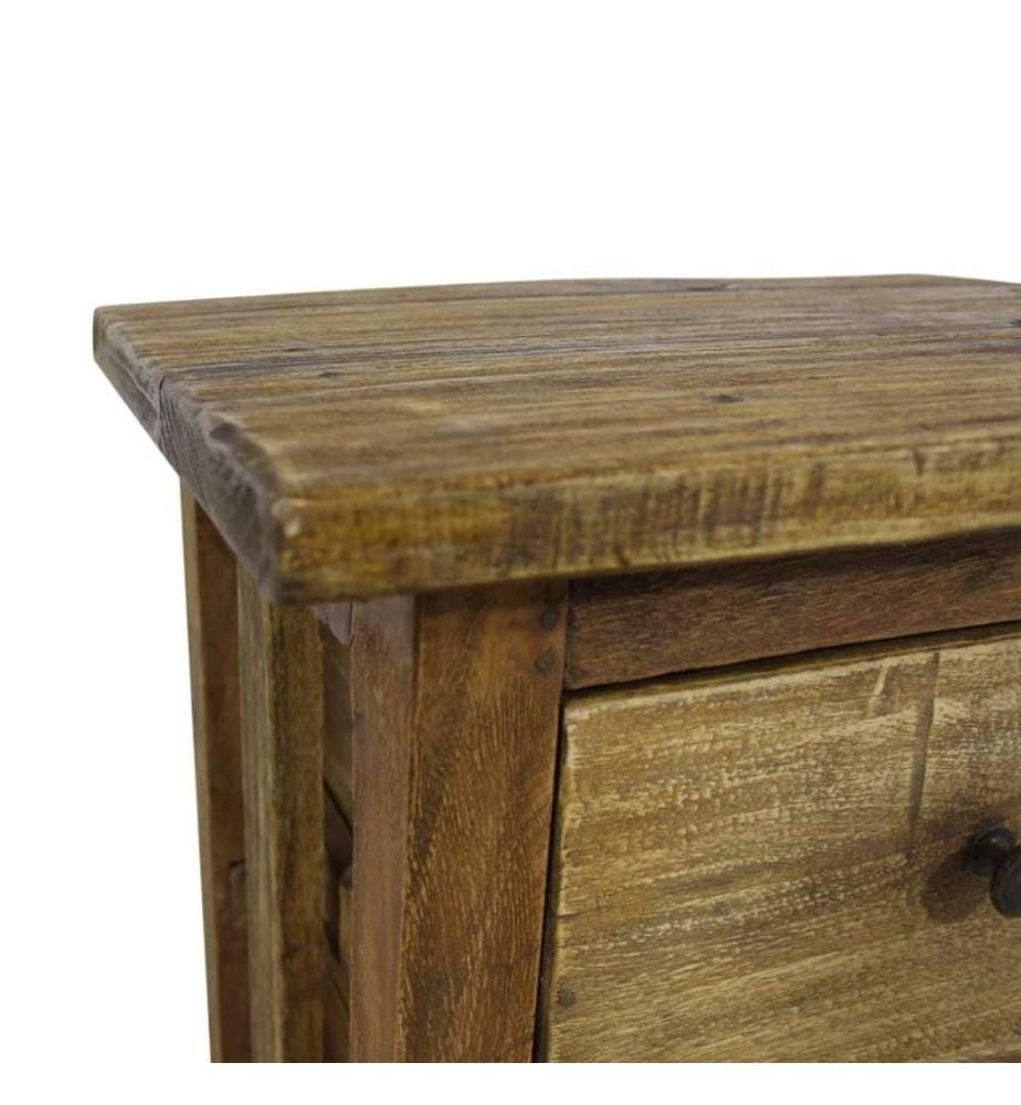 Nachttisch Altholz Massiv 40 x 30 x 51 cm