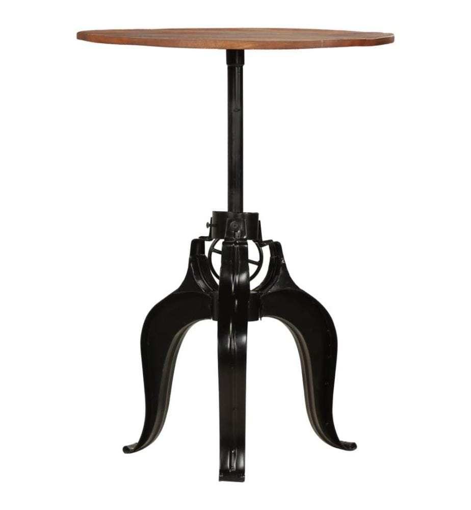 Bartisch Altholz Massiv 75x(76-110) cm