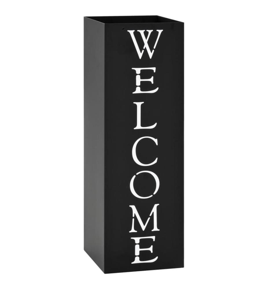 Regenschirmständer Welcome Stahl Schwarz