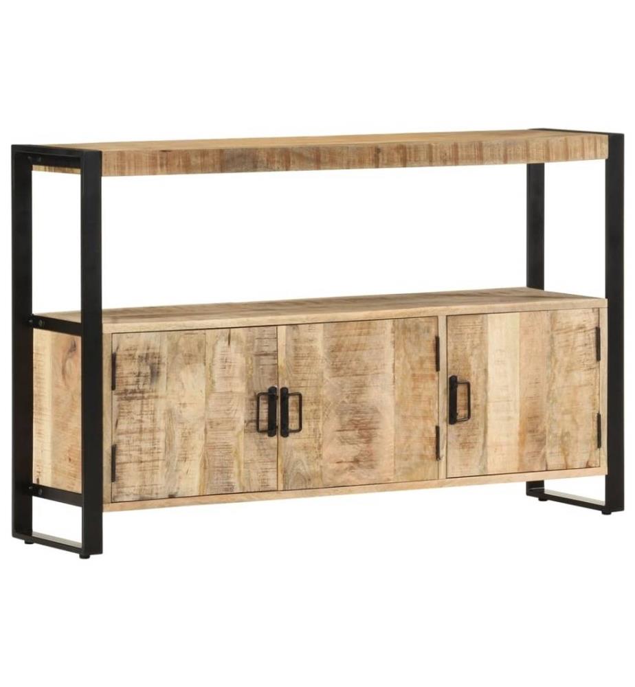 Beistellschrank 120 x 30 x 75 cm Massivholz Mango
