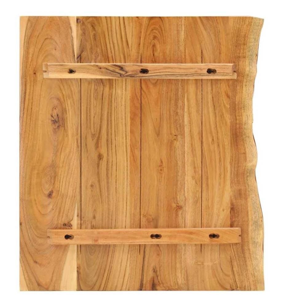 Dessus de meuble-lavabo de salle de bain Acacia 80x52x3,8 cm