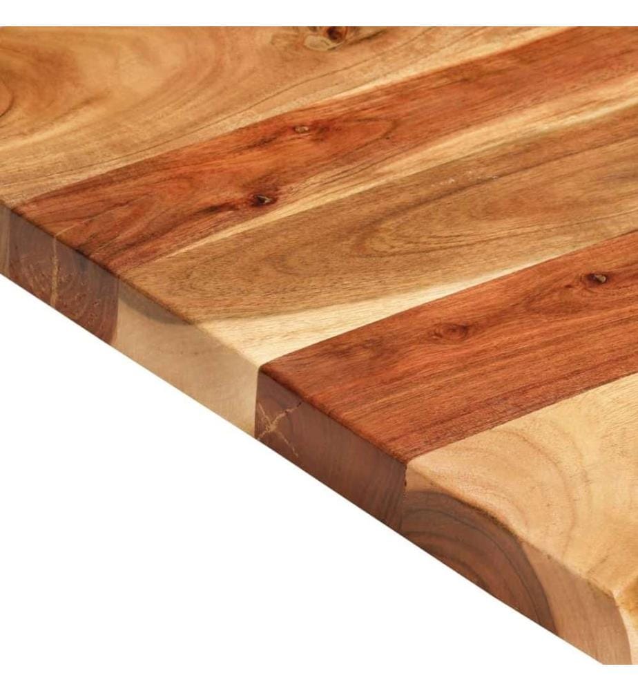 Dessus de meuble-lavabo de salle de bain Acacia 100x52x3,8 cm