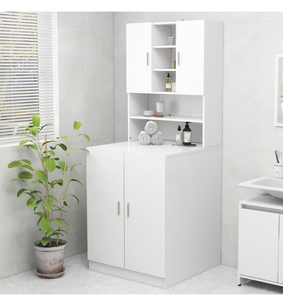 Waschmaschinenschrank Weiss