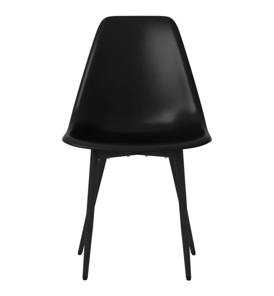 Esszimmerstühle 6 Stk. Schwarz PP