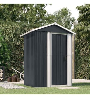 Abri de jardin Anthracite 126x97,5x177 cm Acier galvanisé