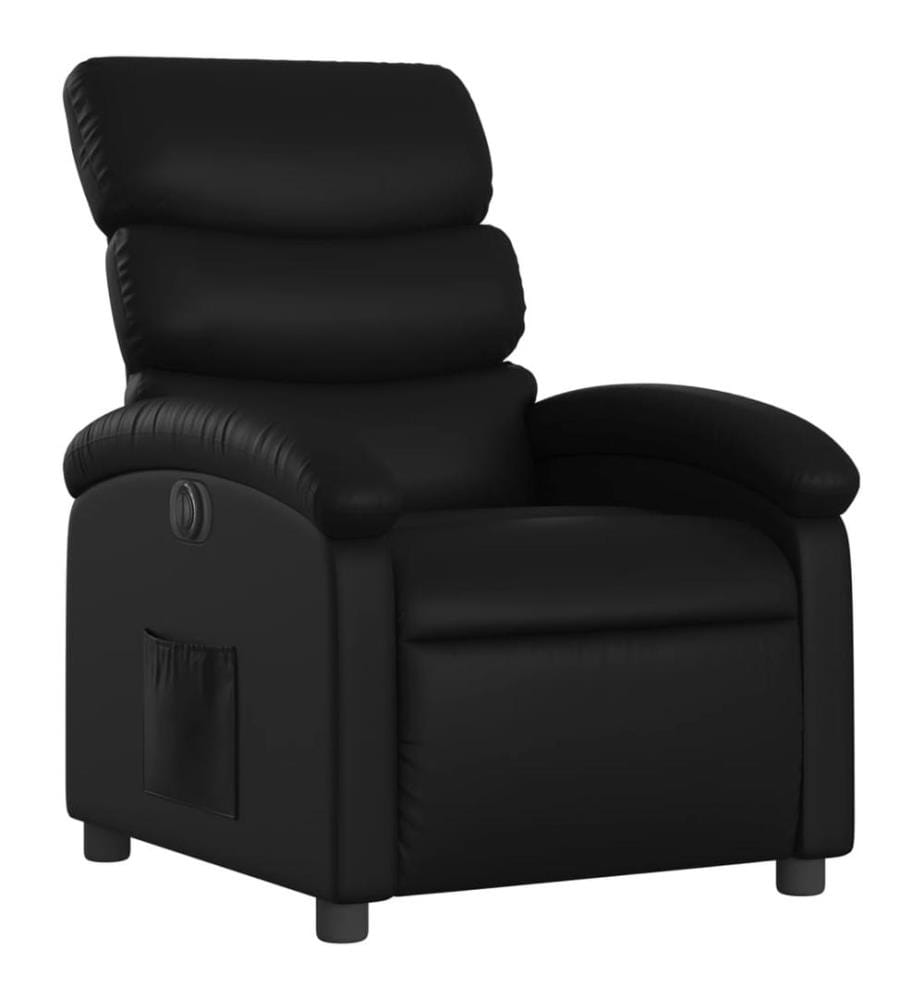 Relaxsessel Elektrisch Schwarz Kunstleder