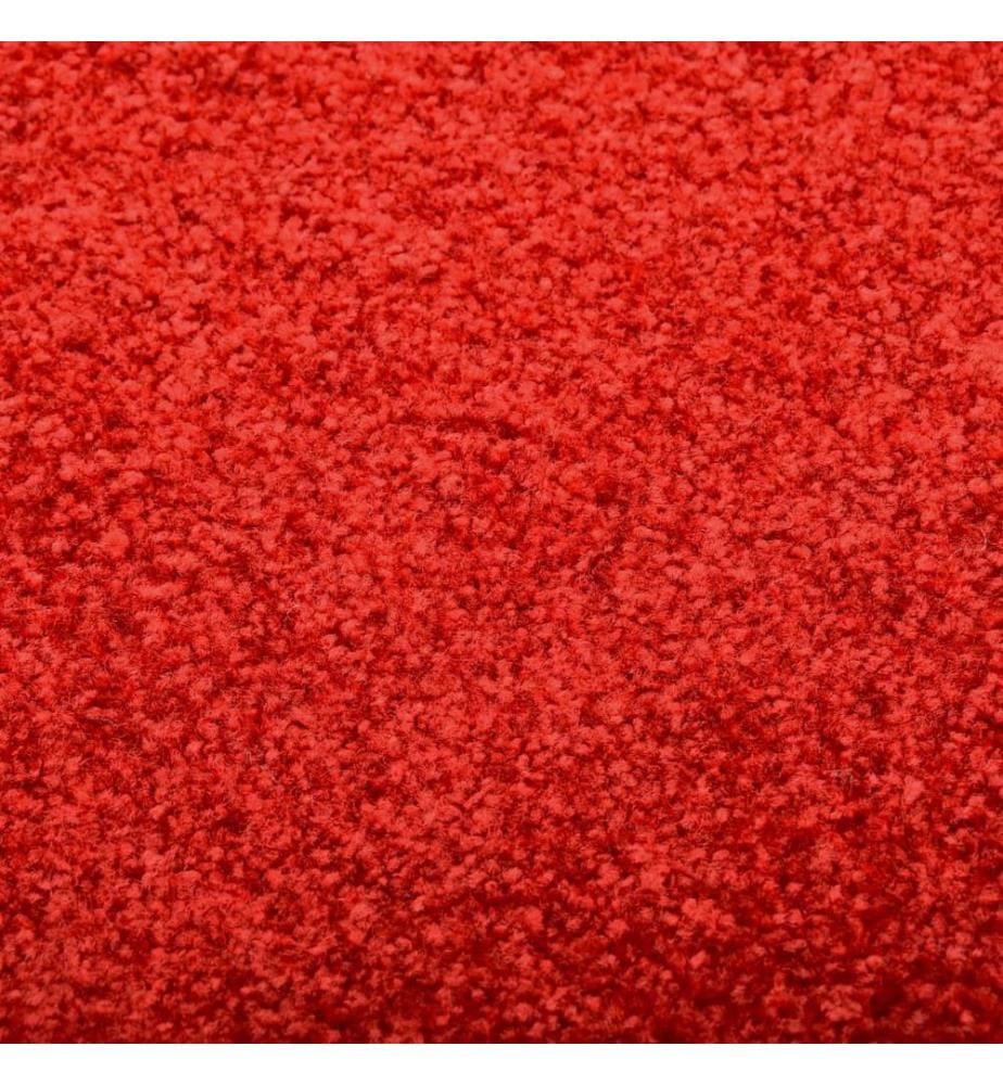 Fussmatte Waschbar Rot 90x150 cm