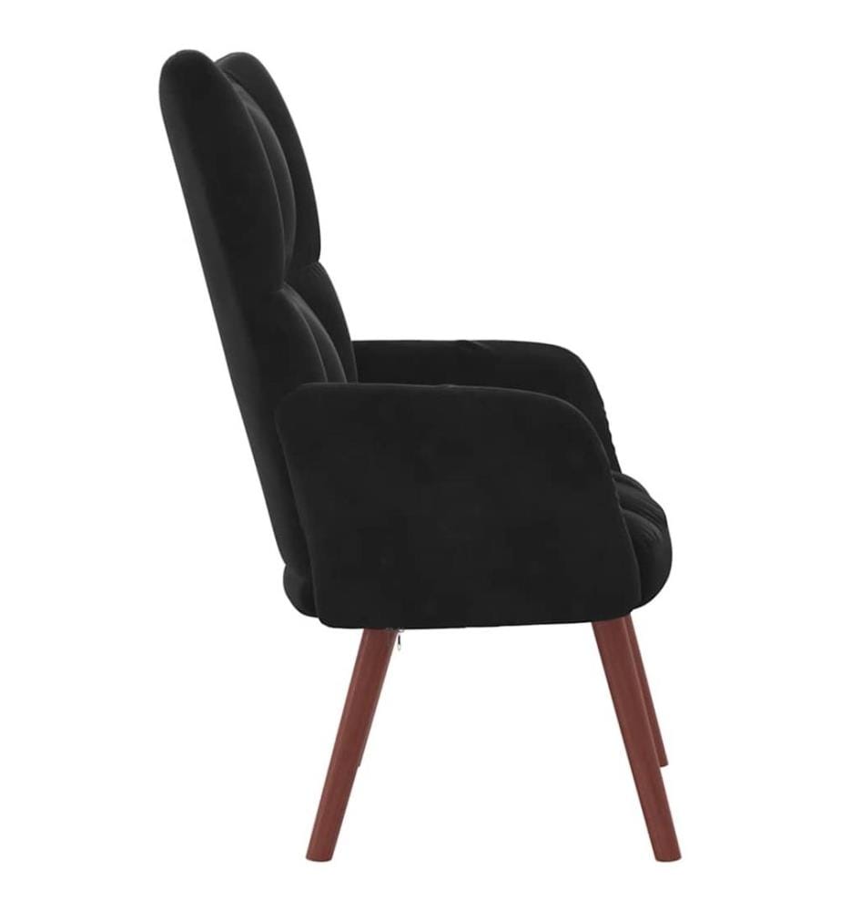 Relaxsessel Schwarz Samt