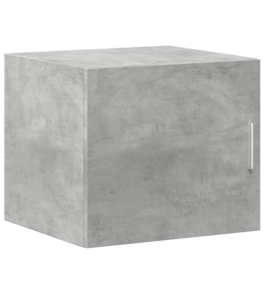 Hochschrank Schmal Betongrau 45x42,5x225 cm Holzwerkstoff