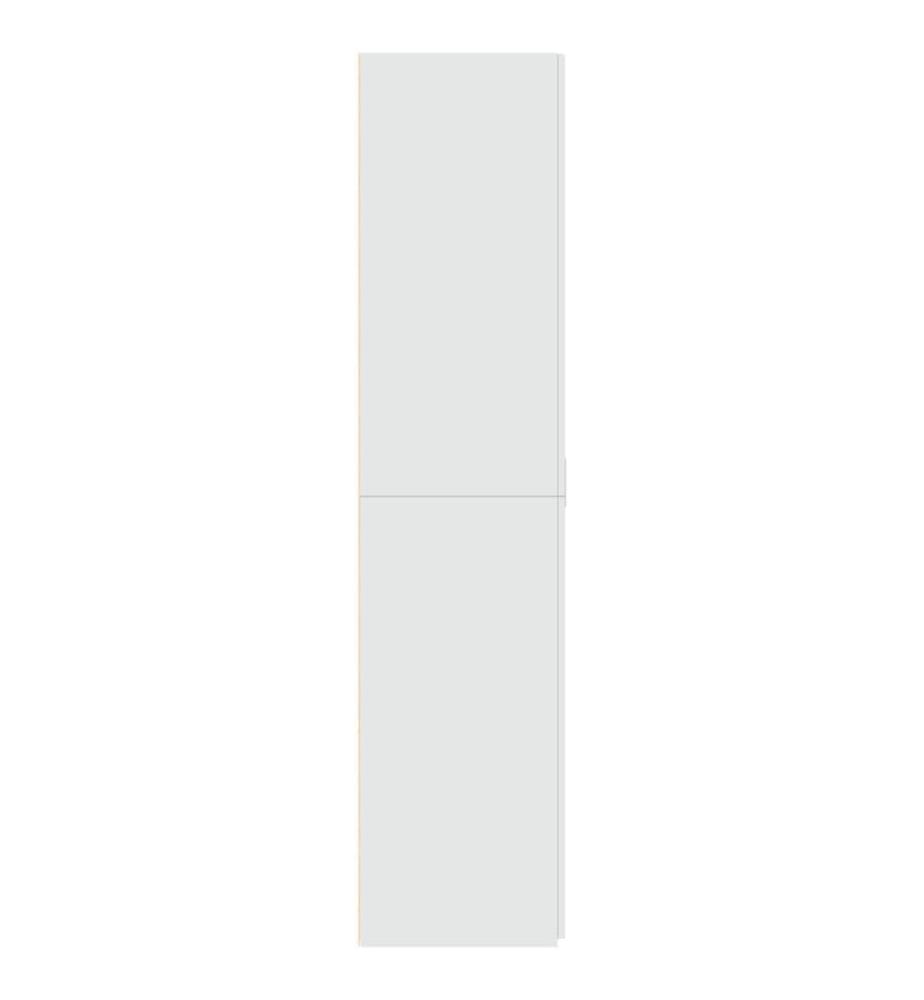 Highboard Weiss 80x42,5x185 cm Holzwerkstoff