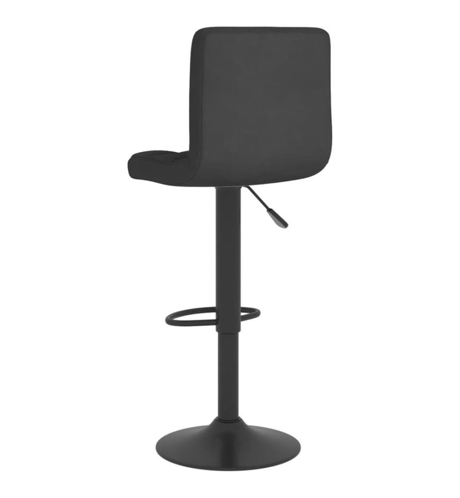 Barhocker Schwarz Stoff
