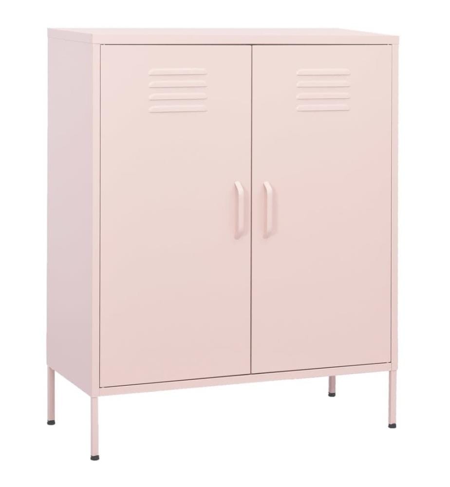 Lagerschrank Rosa 80x35x101,5 cm Stahl