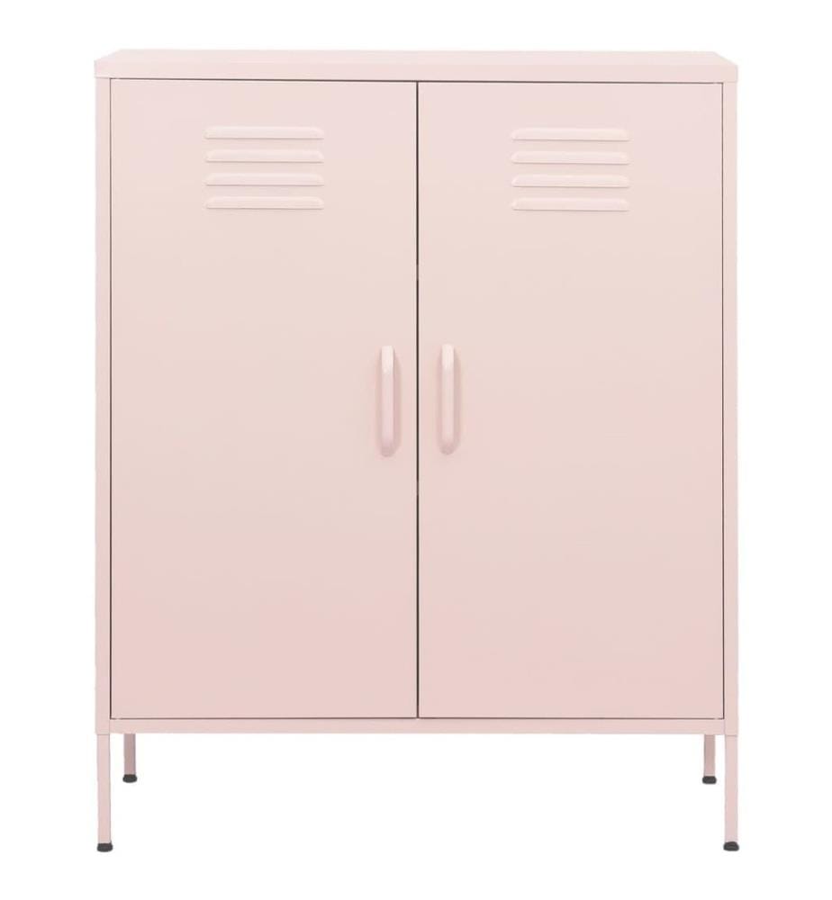 Lagerschrank Rosa 80x35x101,5 cm Stahl
