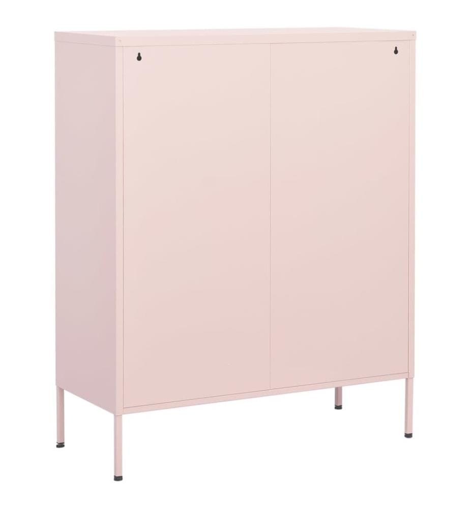 Lagerschrank Rosa 80x35x101,5 cm Stahl
