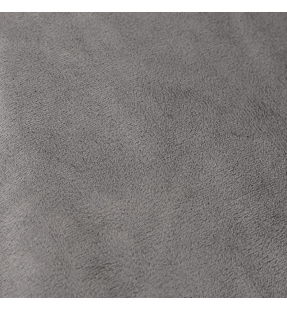 Gewichtsdecke mit Bezug Grau 200x200 cm 13 kg Stoff